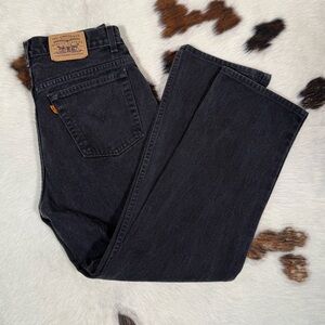 Vintage Levi’s Orange Tab Black Jeans – High Waist – Measured Fit